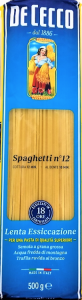 De Cecco Spaghetti n°12 500 g de-cecco
