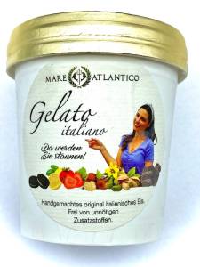 Mare Atlantico  Vanille Gelato Vegan Laktosefrei Eis 125 ml